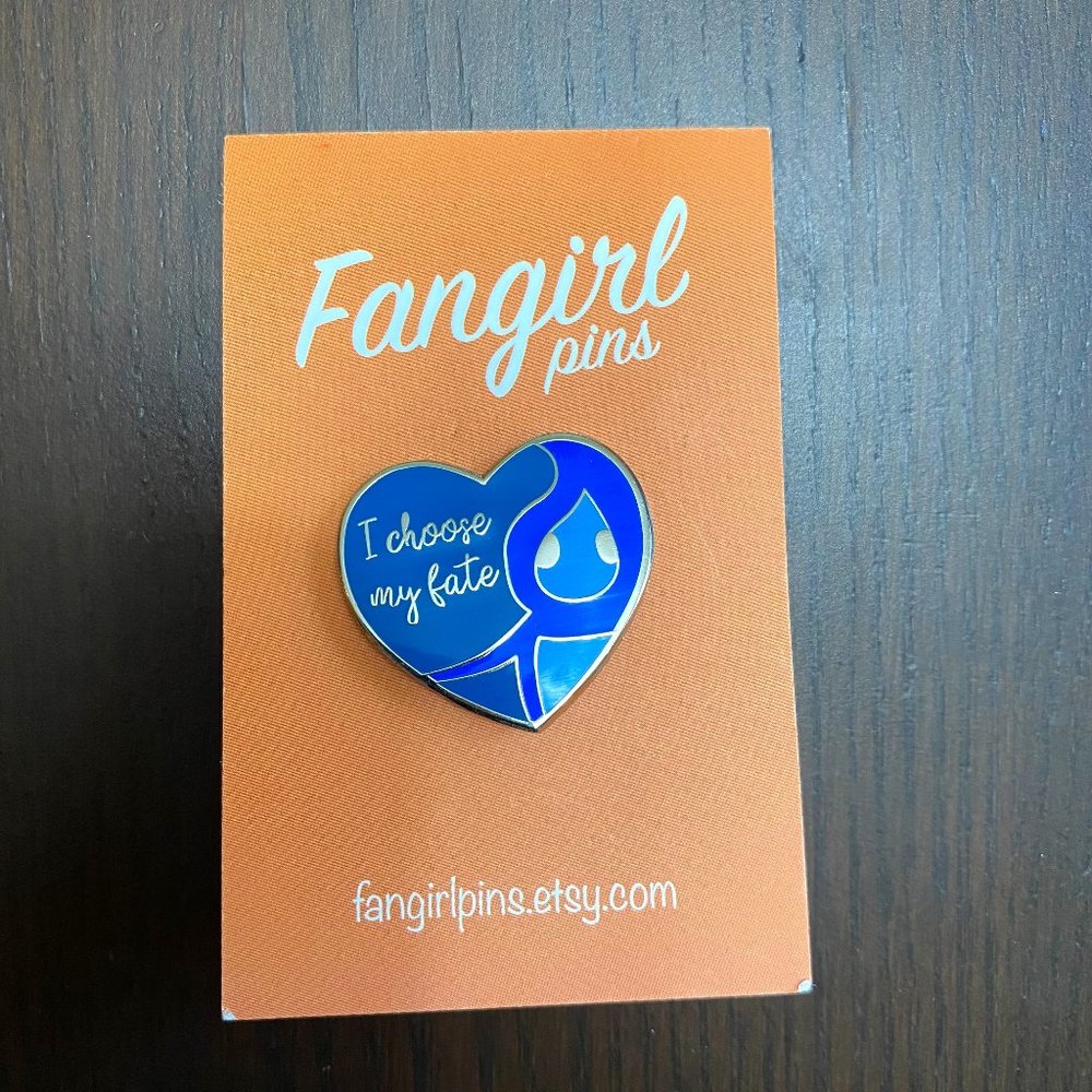Fangirl Pins  I Choose My Fate - MERIDA/BRAVE - hard enamel pin